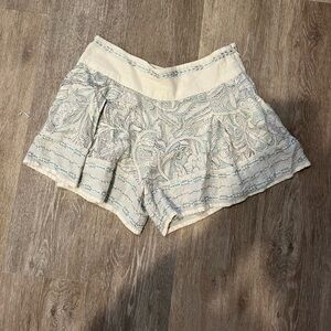 Free People Paisley Flowy Shorts